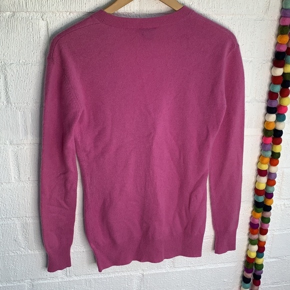 Theory Long Sleeve Purple Cashmere Cardigan sz P - Picture 6 of 7